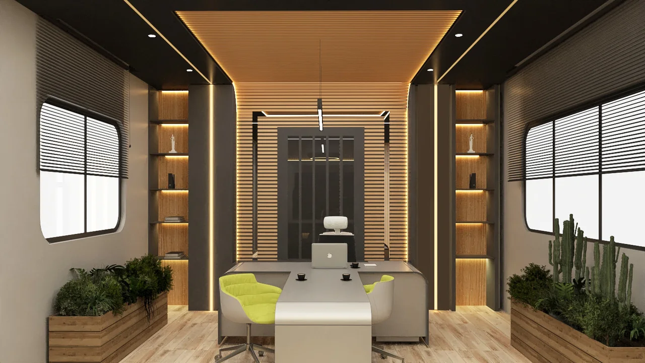 اتاق مدیریت ساختمان اداری صدف
