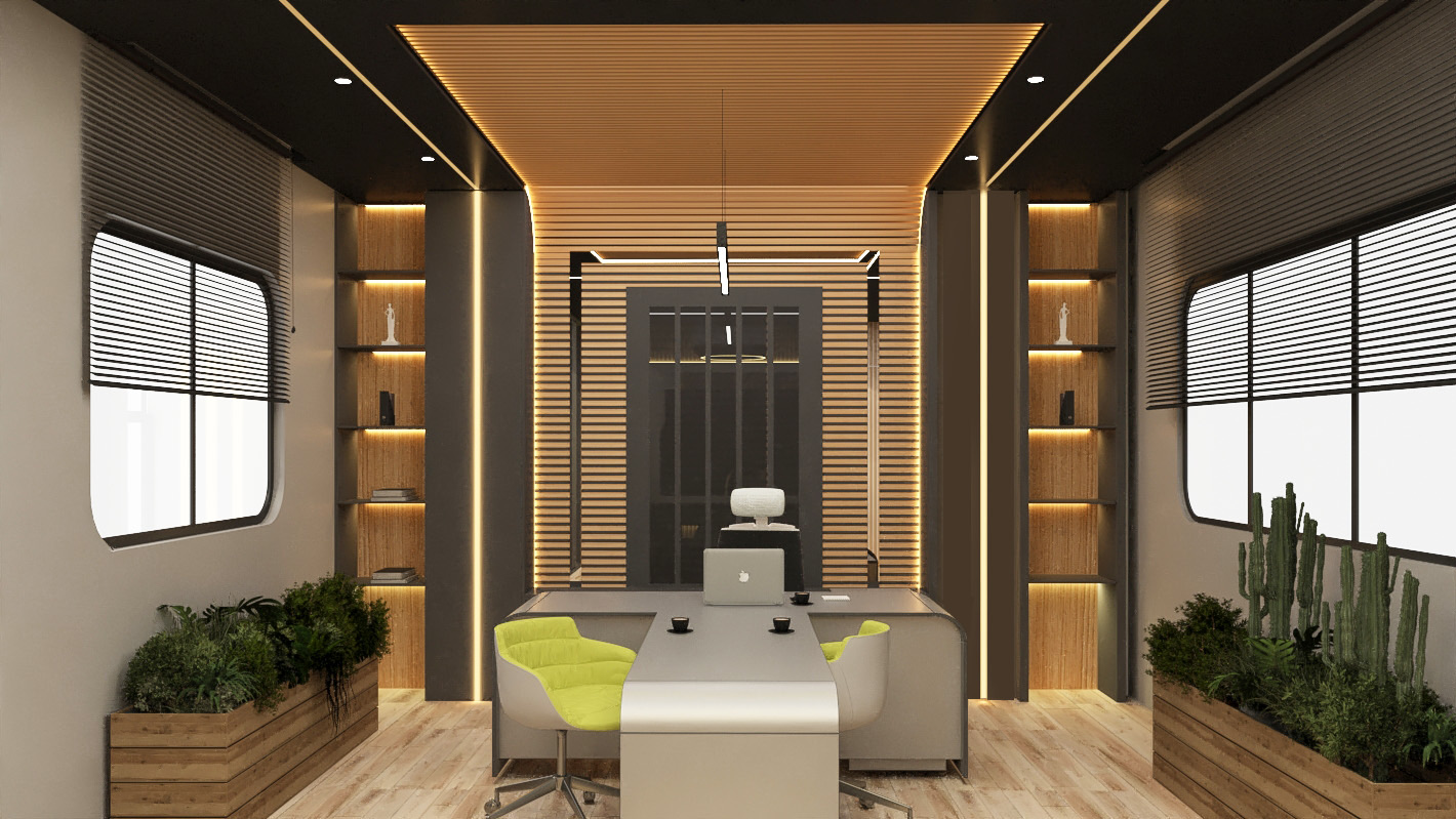 اتاق مدیریت ساختمان اداری صدف